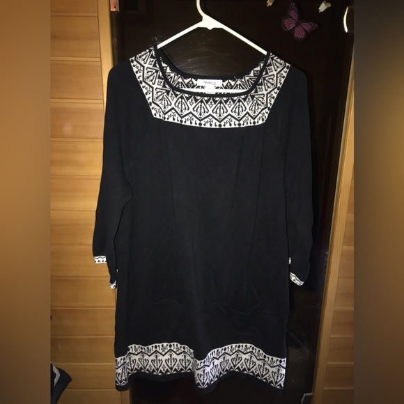 Black sweater dress - Picture 2 of 5